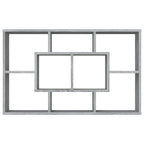 Estantería de pared madera ingeniería gris Sonoma 85x16x52,5 cm