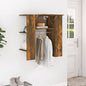 Mueble recibidor madera ingeniería gris hormigón 97,5x37x99 cm