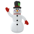 Muñeco de nieve hinchable con LED 120 cm