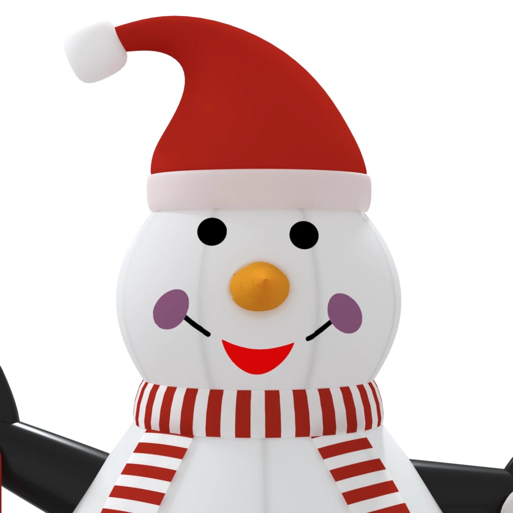 Muñeco de nieve hinchable con LED 250 cm