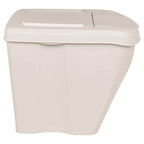 Cubos de basura apilables 3 uds polipropileno blanco 75 L