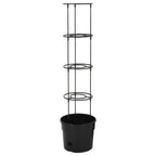Macetero para tomates polipropileno antracita Ø29,5x115 cm