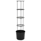 Macetero para tomates polipropileno antracita Ø29,5x115 cm