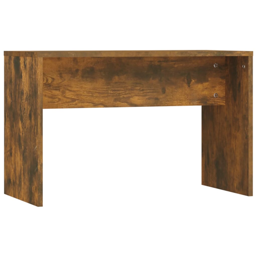 Juego de tocador con LED madera contrachapada roble ahumado