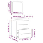 Mueble de baño con lavabo madera contrachapada blanco