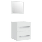 Mueble de baño con lavabo madera contrachapada blanco