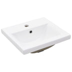 Mueble de baño con lavabo madera contrachapada blanco