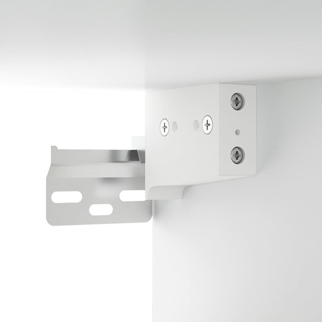 Mueble de baño con lavabo madera contrachapada blanco