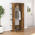 Mueble de recibidor 2 uds madera contrachapada gris Sonoma
