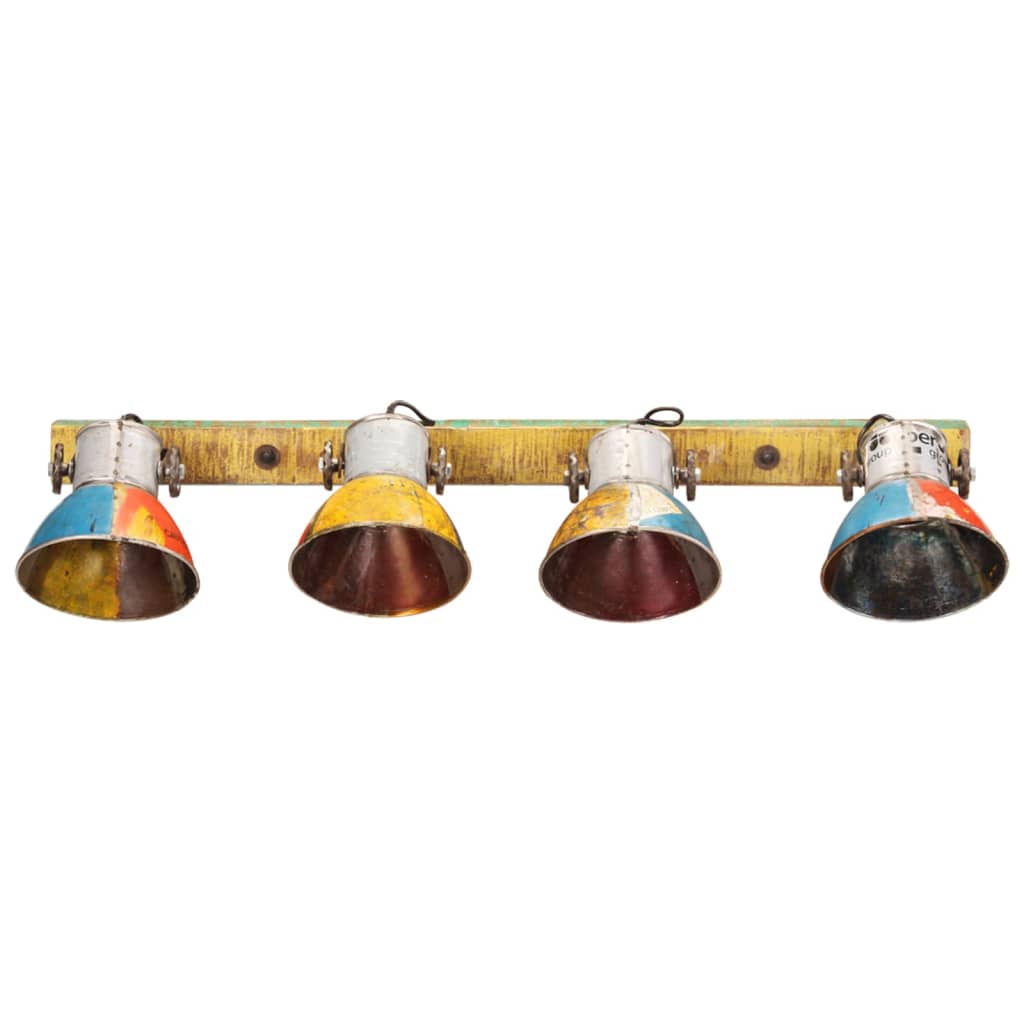 Lámpara de pared industrial multicolor E27 90x25 cm