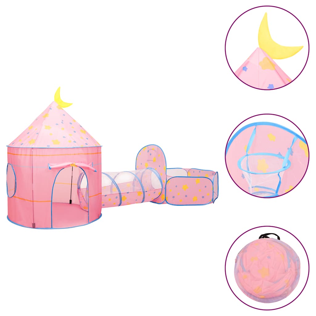 Tienda de juegos para niños rosa 301x120x128 cm