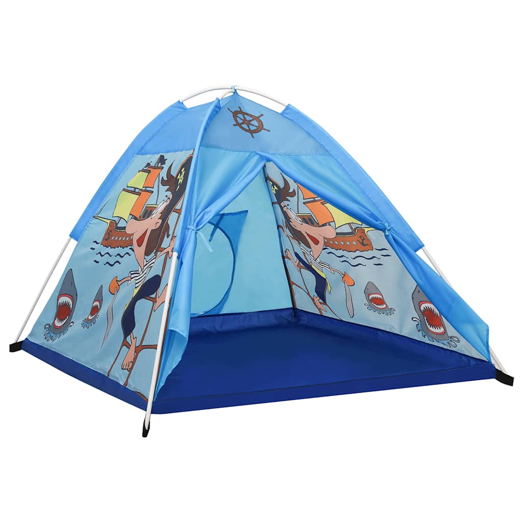 Tienda de juegos para niños azul 120x120x90 cm