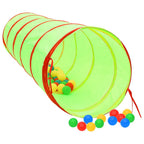 Túnel de juego para niños poliéster verde 175 cm