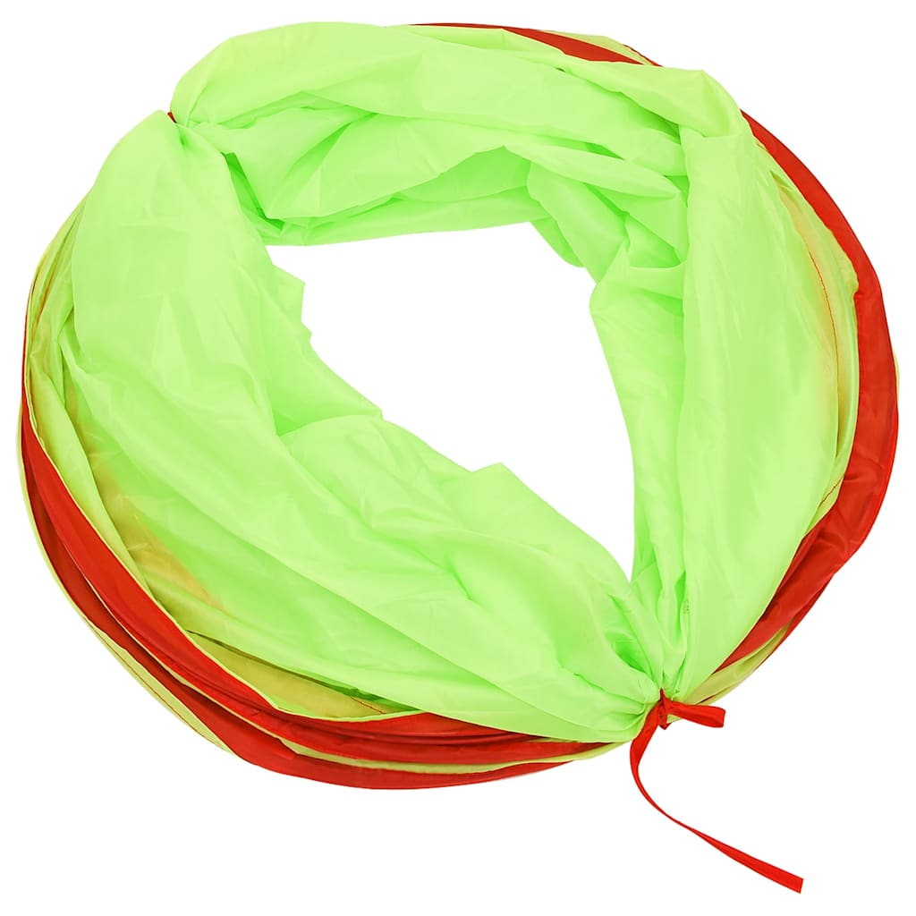 Túnel de juego para niños poliéster verde 175 cm
