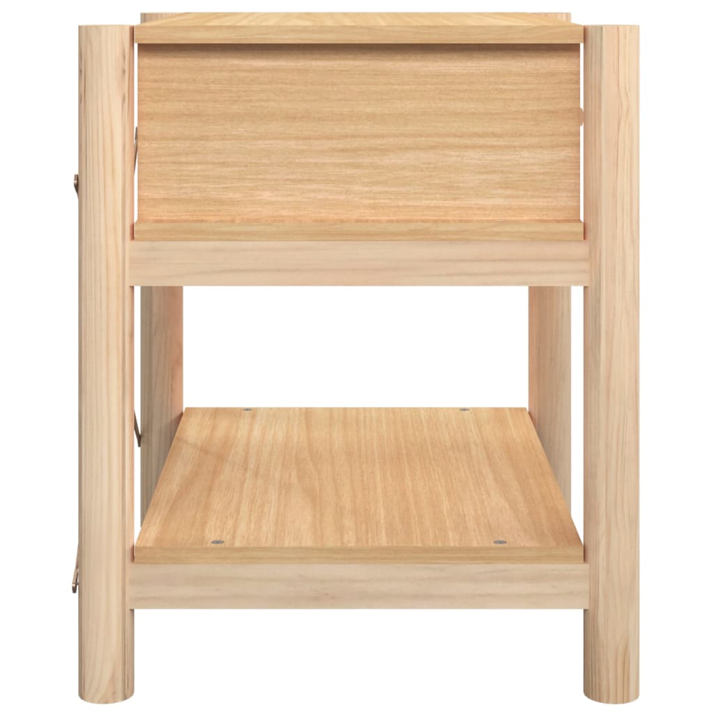 Mesitas de noche 2 uds madera contrachapada 42x38x45 cm