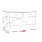 Mueble para TV madera contrachapada 82x38x45 cm