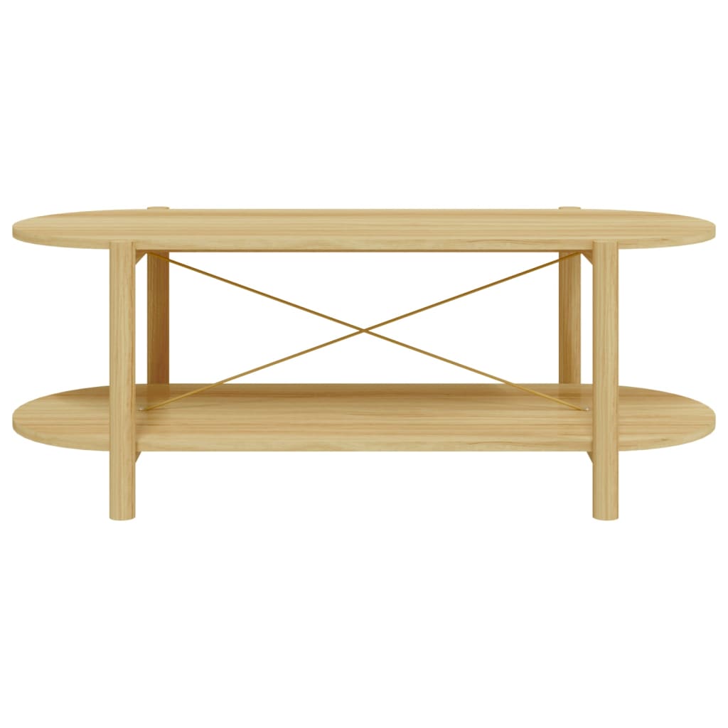 Mesa de centro madera contrachapada 110x48x40 cm