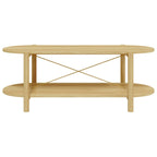 Mesa de centro madera contrachapada 110x48x40 cm