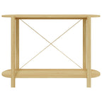 Mesa consola de madera contrachapada 110x38x75 cm