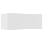 Muebles para TV 4 uds madera contrachapada blanco 80x30x30 cm