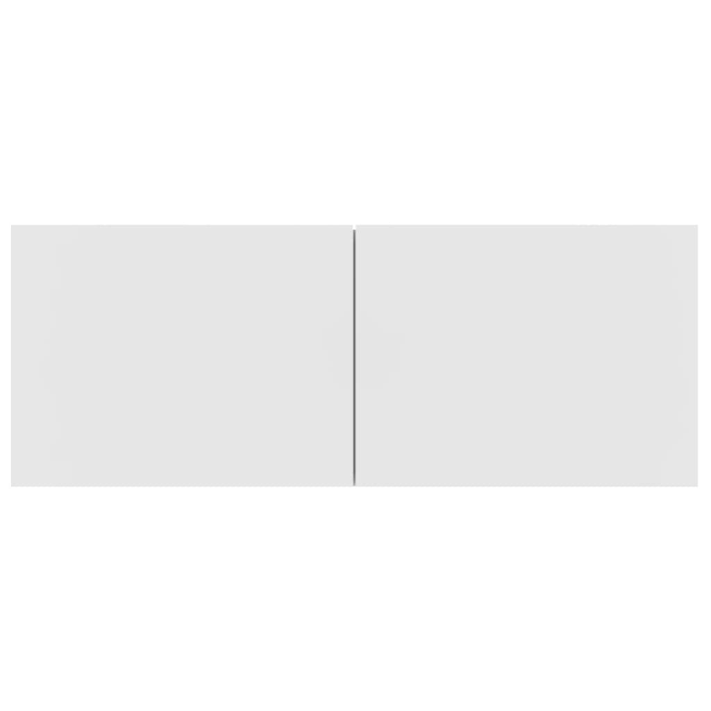 Muebles para TV 4 uds madera contrachapada blanco 80x30x30 cm