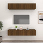 Muebles para TV 4 uds madera contrachapada blanco 80x30x30 cm