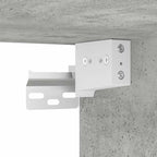 Set de muebles de TV 4 pzas madera contrachapada gris hormigón