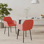 Silla de comedor 6 unidades terciopelo negro