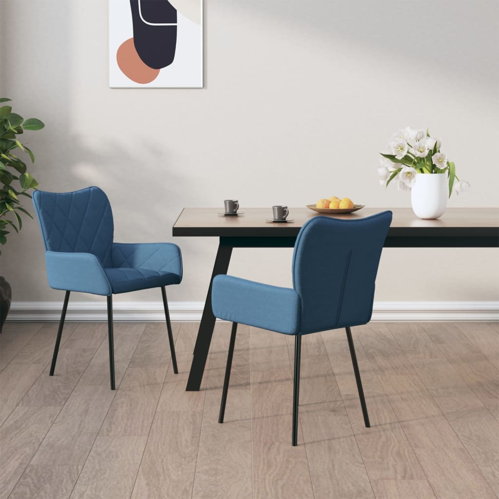 Silla de comedor 6 unidades terciopelo negro