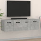 Armario de pared 2 uds madera contrachapada blanco 80x35x36,5cm