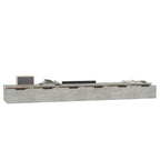 Armarios de pared 2 uds contrachapada gris hormigón 102x30x20cm