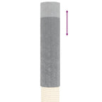 Árbol rascador para gatos suelo a techo gris claro 277-303 cm