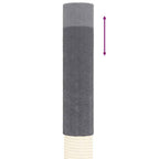 Árbol rascador para gatos suelo a techo gris oscuro 277-303 cm