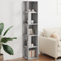 Mueble de esquina madera contrachapada gris Sonoma 33x33x100 cm