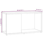 Mueble de TV madera contrachapada gris Sonoma 60x24x32 cm