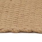 Alfombra rectangular yute natural 160x230 cm