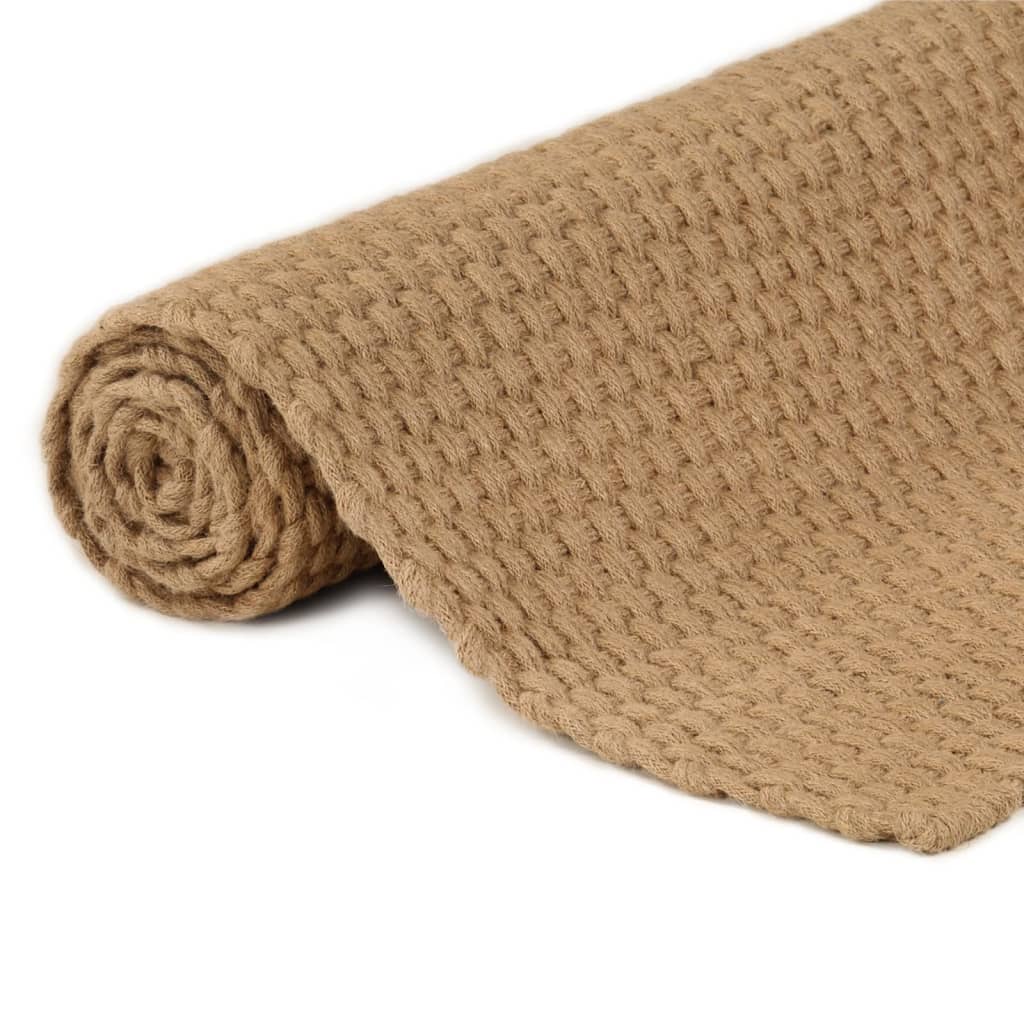 Alfombra rectangular yute natural 160x230 cm