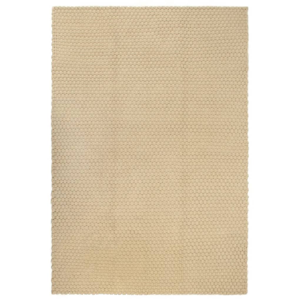 Alfombra rectangular algodón antracita 120x180 cm