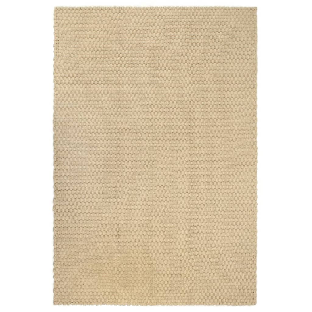 Alfombra rectangular algodón antracita 120x180 cm