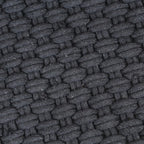 Alfombra rectangular algodón antracita 120x180 cm