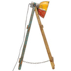 Lámpara de pie multicolor E27 madera maciza mango