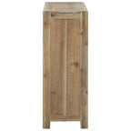 Estantería de 3 nieveles madera maciza de acacia 80x30x80 cm