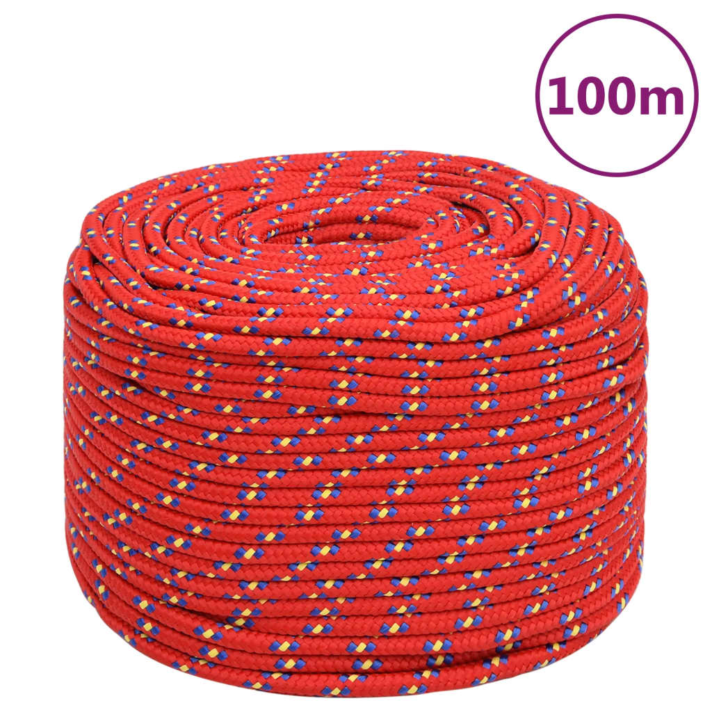 Yellow Polypropylene Boat Rope 10mm 100m
