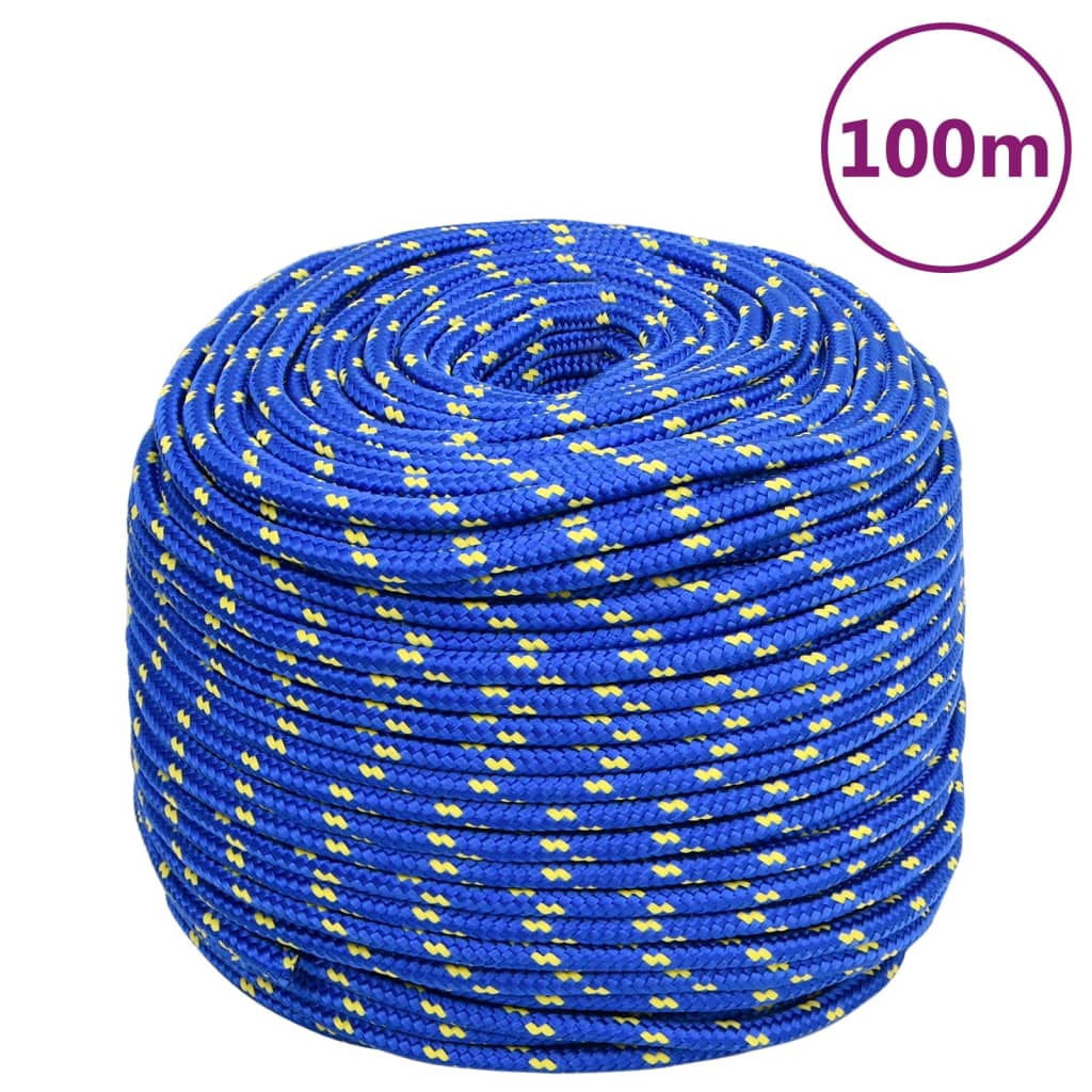 Yellow Polypropylene Boat Rope 10mm 100m