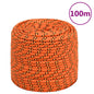 Yellow Polypropylene Boat Rope 10mm 100m