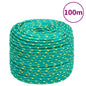 Yellow Polypropylene Boat Rope 10mm 100m