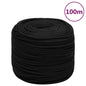 White polyester working rope 10 mm 100 m