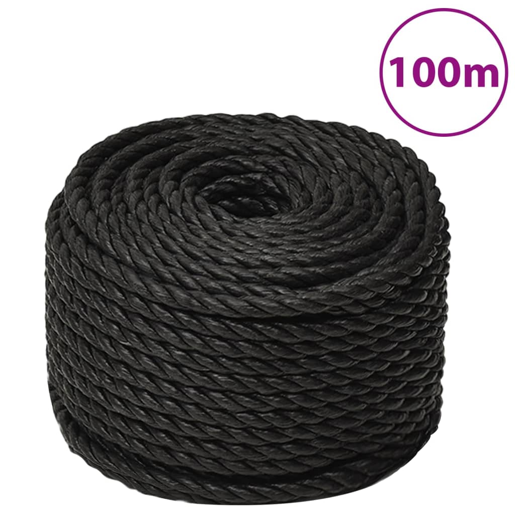 Blue Polypropylene Work Rope 10mm 25m