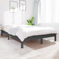 Cama sin colchón madera maciza de pino blanca 180x200 cm