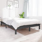 Cama sin colchón madera maciza de pino blanca 180x200 cm